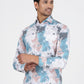 Multicolor Printed Slim Fit Party Wear Shirt | Greenfibre