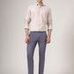 Grey Solid Super Slim Fit Casual Trouser | Greenfibre