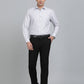 Grey Checked Regular Fit Formal Shirt | Greenfibre