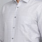 Grey Checked Regular Fit Formal Shirt | Greenfibre