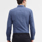 Blue Checked Regular Fit Formal Shirt | Greenfibre