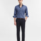 Blue Checked Regular Fit Formal Shirt | Greenfibre