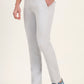 Sky Blue Solid Super Slim Casual Trouser | Greenfibre