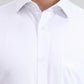White Solid Regular Fit Formal Shirt | Greenfibre