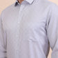 Grey Washed Slim Fit Formal Shirt | Greenfibre