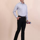 Grey Solid Slim Fit Formal Shirt | Greenfibre