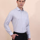 Grey Solid Slim Fit Formal Shirt | Greenfibre