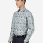 Green Printed Slim fit Party Wear Shirt | Greenfibre