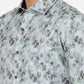 Green Printed Slim fit Party Wear Shirt | Greenfibre