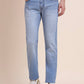 Light Blue Washed Narrow Fit Jeans | Greenfibre