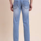 Light Blue Washed Narrow Fit Jeans | Greenfibre