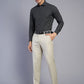 Grey Printed Slim Fit Formal Shirt | Greenfibre
