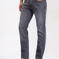 Mid Grey Washed Straight Fit Jeans | Greenfibre