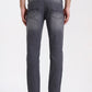 Mid Grey Washed Straight Fit Jeans | Greenfibre