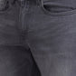 Mid Grey Washed Straight Fit Jeans | Greenfibre