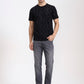 Mid Grey Washed Straight Fit Jeans | Greenfibre
