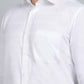 White Striped Slim Fit Formal Shirt | Metal