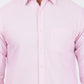 Pink Solid Slim Fit Casual Shirt | Greenfibre
