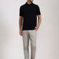 Black Solid Slim Fit Polo T-Shirt | Greenfibre