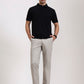 Black Solid Slim Fit Polo T-Shirt | Greenfibre