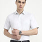 Light Grey Solid Regular Fit Formal Shirt | Greenfibre