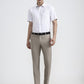 White & Grey Checked Regular Fit Formal Shirt | Greenfibre