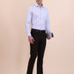 Sky Blue Solid Slim Fit Formal Shirt | Greenfibre
