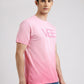 Pink Printed Slim Fit T-Shirt | Greenfibre