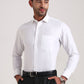 White Striped Regular Fit Formal Shirt | Greenfibre