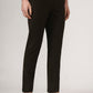 Olive Brown Solid Neo Fit Casual Trouser | Greenfibre
