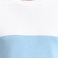 White & Sky Blue Striped Slim Fit T-Shirt | Greenfibre