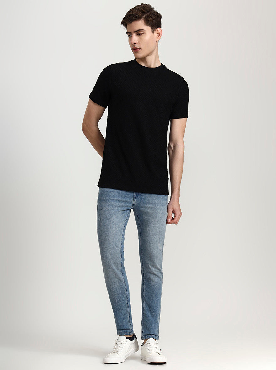 Light Blue Washed Urban Fit Jeans | Greenfibre