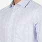 Light Blue Checked Slim fit Formal Shirt | Greenfibre