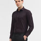 Maroon Printed Slim Fit Party Wear Shirt | Greenfibre