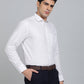 White Checked Regular Fit Formal Shirt | Greenfibre