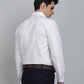 White Checked Regular Fit Formal Shirt | Greenfibre