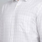 White Checked Regular Fit Formal Shirt | Greenfibre