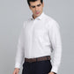 White Checked Regular Fit Formal Shirt | Greenfibre