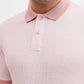 Rose Melange Jacquard Slim Fit Polo T-Shirt | Greenfibre