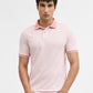Rose Melange Jacquard Slim Fit Polo T-Shirt | Greenfibre