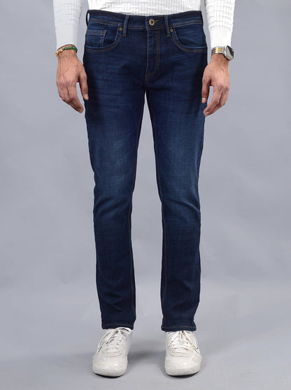 Blue Washed Slim Fit Jeans | JadeBlue
