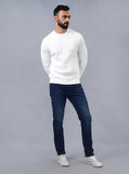 Blue Washed Slim Fit Jeans | JadeBlue