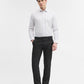 White & Grey Checked Regular Fit Formal Shirt | Greenfibre