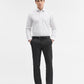 White & Grey Checked Regular Fit Formal Shirt | Greenfibre