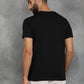 Black Printed Slim Fit T-Shirt | GreenFibre