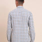 Green Checked Smart Fit Semi Casual Shirt | Greenfibre