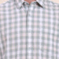 Green Checked Smart Fit Semi Casual Shirt | Greenfibre