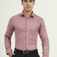 Dusty Pink Solid Slim Fit Formal Shirt | Greenfibre