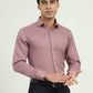 Dusty Pink Solid Slim Fit Formal Shirt | Greenfibre