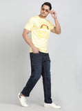 Ink Blue Washed Straight Fit Jeans | JadeBlue